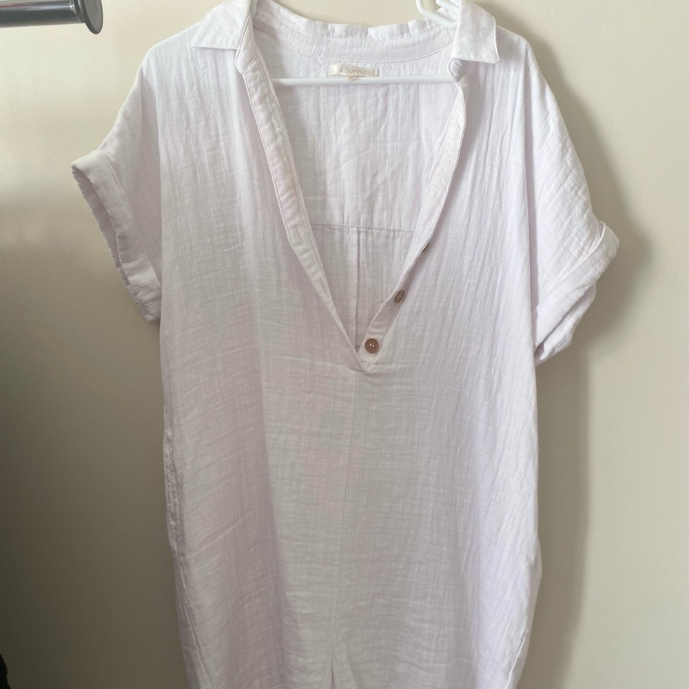 Z supply white romper